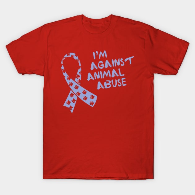 I'm Against Animal Abuse.. T-Shirt by veerkun